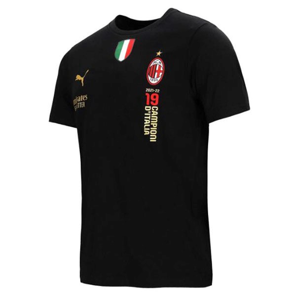 Trikot AC Milan 19 Campion Italien 2022-23 Schwarz